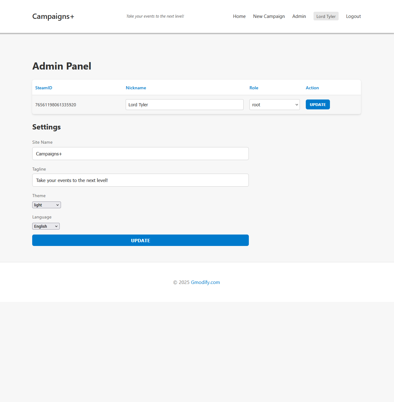 📜 Campaigns+ – The Ultimate GameMaster Event Manager