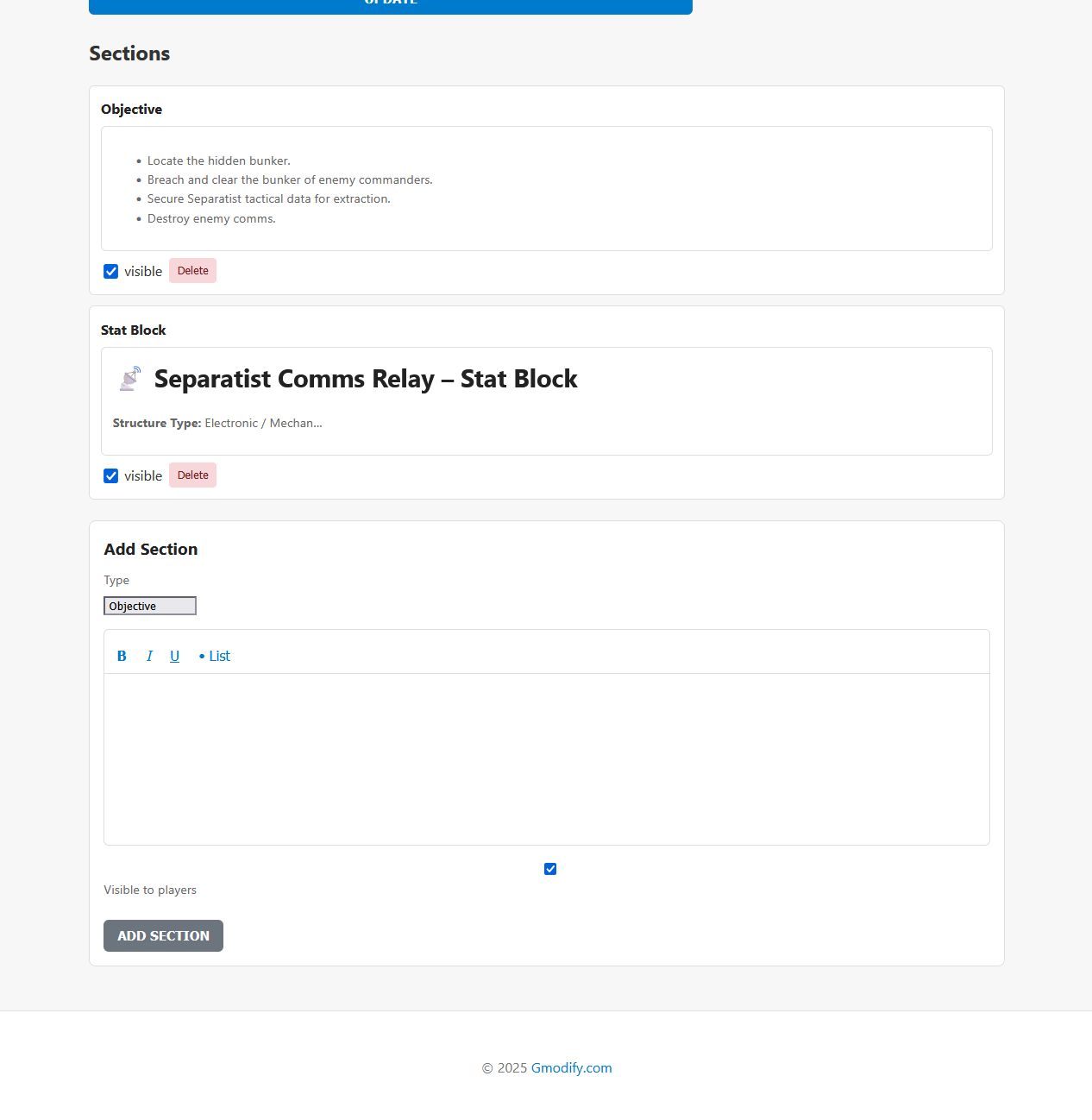 📜 Campaigns+ – The Ultimate GameMaster Event Manager